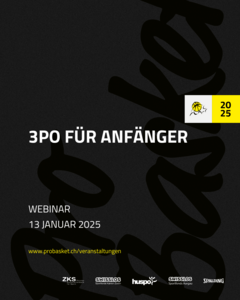 Webinar: 3PO für Anfänger