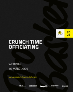 Webinar: Crunch Time Officiating - Feedback und Vorbereitung auf die Schlussphase der Meisterschaft