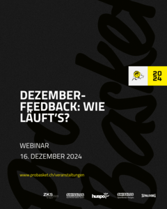 Webinar: Dezember-Feedback: wie läuft's?